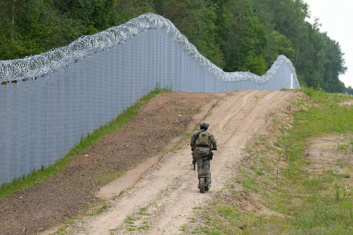 Latvia-Belarus border near Robeznieki, Latvia